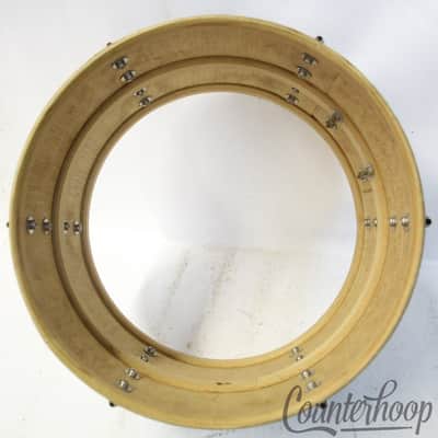 MIJ 13x9"Tom Drum BDP Japan 3Ply+Rings Clip Mount Vintage60s Black Diamond Pearl image 9