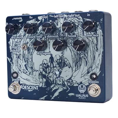 Walrus Descent Reverb/Octave Machine Guitar Effects Pedal image 3