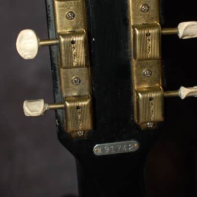 1958 Supro 33 Special Belmont Short Scale Gold Kluson Pro Setup Original Soft Shell Case image 8