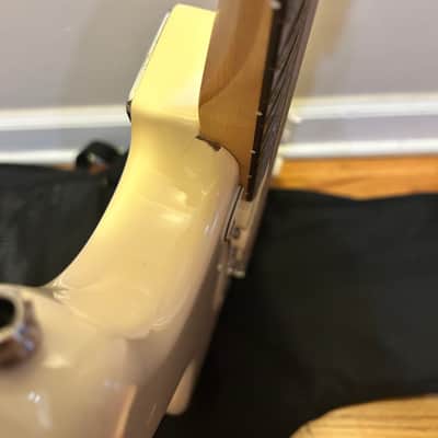 Fender Stratocaster MIM 60th Anniversary – Olympic White – 2006 – Vintage Noiseless Pickups image 8