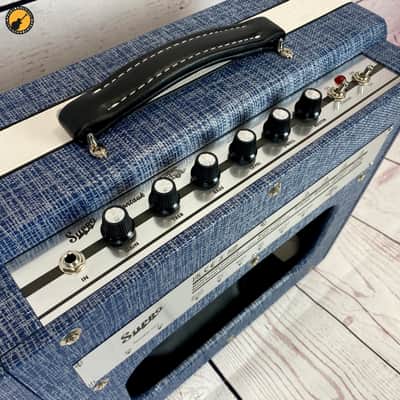 Supro 1608R Montauk 15-Watt 1x10" Guitar Combo 2024 - Present - Blue Rhino Hide image 4
