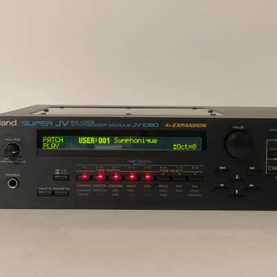 Roland JV-1080 with New internal battery / 120V version　64-Voice Synthesizer Module 1994 - 2001 - 90s y2k Made in Japan Worldwide Shipment image 2