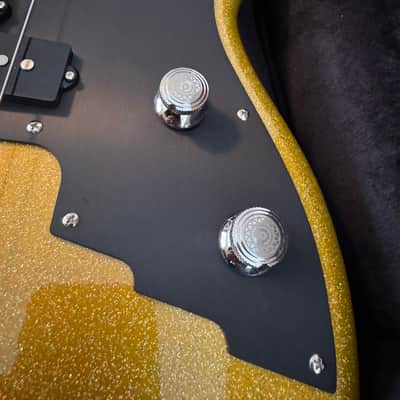 MINT Duesenberg Alliance Chris Chaney Bass Gold Sparkle PRISTINE image 6