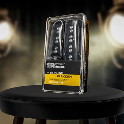 Seymour Duncan Quarter Pound SJB-3 Jazz Bass Neck & Bridge Pickup Set Fender image 1