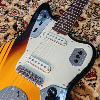 *NEW IN BOX* 2025 Fender Japan Limited Edition Traditional Collection, 60's Jaguar Competition 3-Color Sunburst / Aged Natural, MIJ JD25 image 6