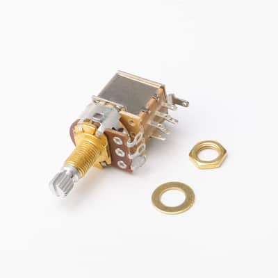 Gold Guitar Bass Push Pull Potentionmeter, B500k with Control Pot Potentiometer, Volume Tone Shaft Switch Pots (Pack of 3) image 5