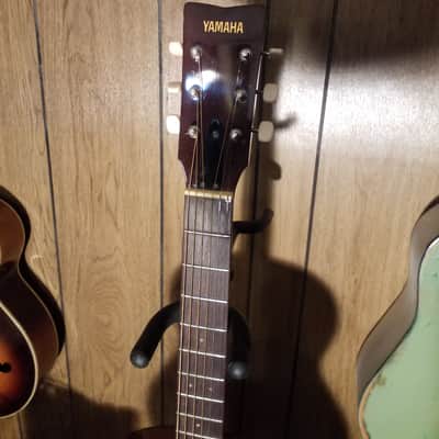 Yamaha FG-75 Red Label Folk Guitar 1968 - 1974 - Natural image 7