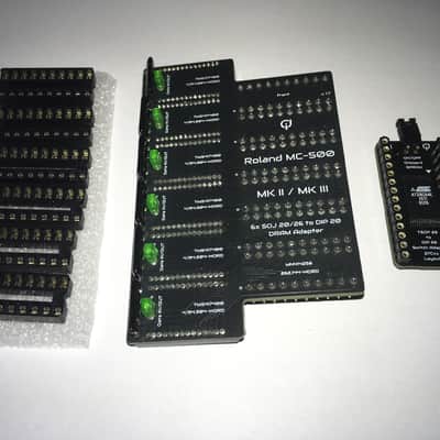 Rare and Unique! Memory kit 6 x 4 MB and new firmware v1.05 for Roland MC-500 mkII