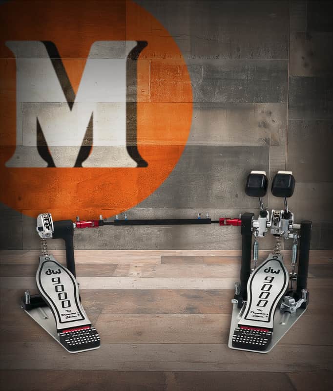 DW 9000 Series Double Bass Drum Pedal w/ Bag (DWCP9002) image 1