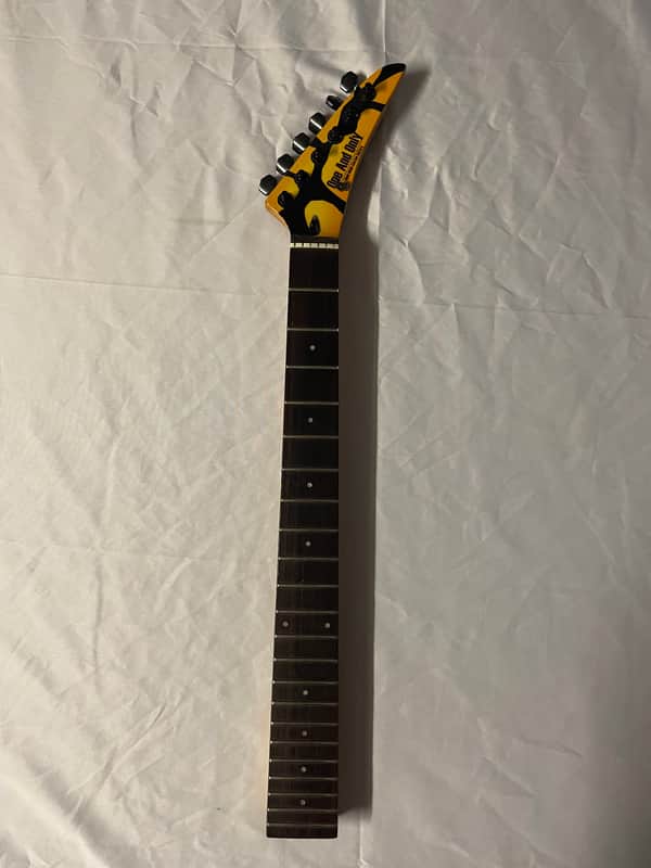 One And Only Custom Electric Guitar Neck 22 Frets Rosewood 1990s Bengal Stripe image 1