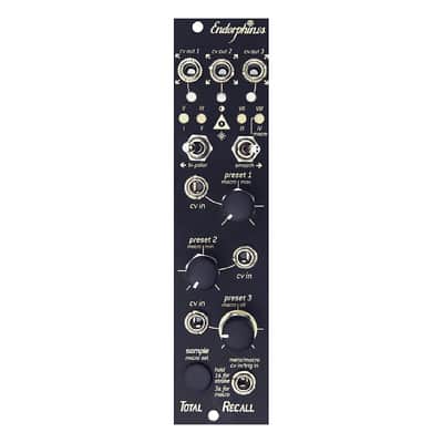 Endorphin.es Total Recall Eurorack CV Preset Storage Module (Black) image 4