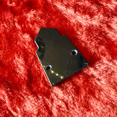 Hagstrom Truss Rod Cover 1970’s - Black original vintage Swede Viking Jimmie image 1