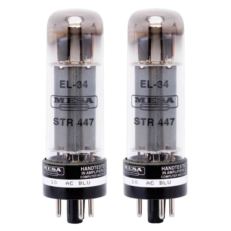 Mesa Boogie EL-34 STR-447 Power Tubes (Matched Pair) image 1