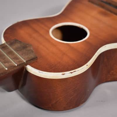 1950's Harmony Soprano Ukulele Sunburst Project For Repair image 10
