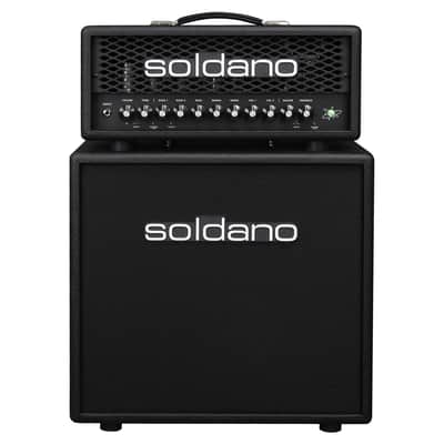 Soldano ASTRO-20 Closed Back Half Stack: 3-Channel 20-Watt Head & 1x12" Cab 2023 - Present - Black image 2