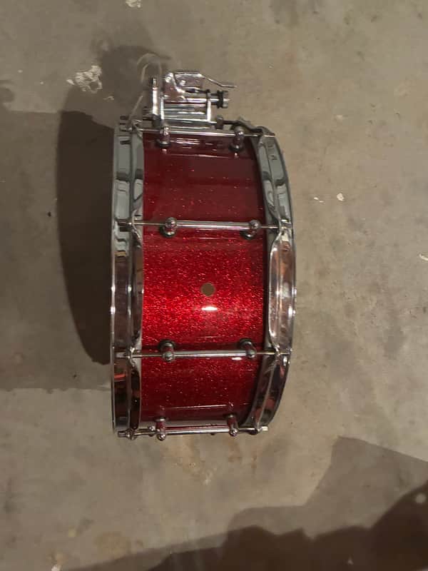 ddrum Dios Maple 6.5x14" Snare Drum 2019 - Present - Cherry Sparkle