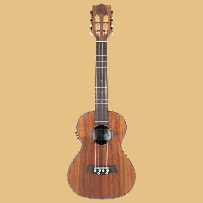 Kohola Deluxe Solid Top Six-String Tenor Acoustic Electric Ukulele image 1