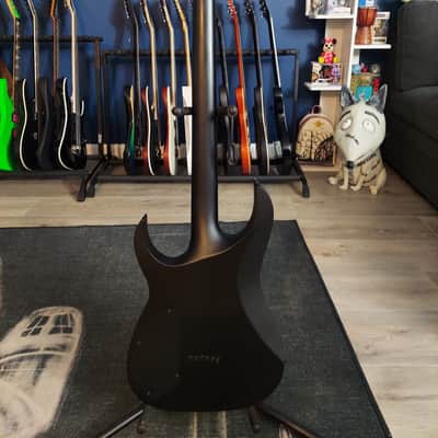 Ibanez RGRTBB21 Iron Label Baritone 2023 - Present - Black Flat image 8