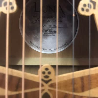 Luna SAF-DF-NAT Safari Dragonfly 3/4-Size Travel Guitar Natural image 4
