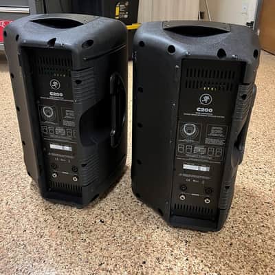 Mackie C200 10" 2-Way Passive Loudspeakers (Bundled PR) (2021) Excellent Condition image 2