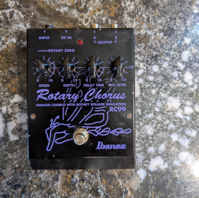 Ibanez RC99 Analog Chorus Rotary Chorus simulation 1990s - Black image 1