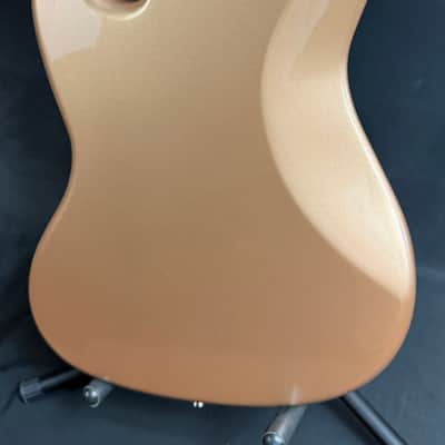 Fender American Professional Classic Jazz Bass 4-String Bass Guitar Faded Firemist Gold w/ Gig Bag image 12
