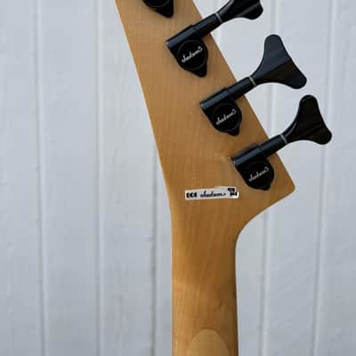 Jackson JS Series JS3Q Kelly Bird IV Bass with Rosewood Fretboard 2017 - 2018 - Transparent Red image 2