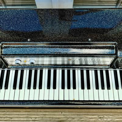 Wurlitzer 200A Electric piano,  rerfurbised in custom black and gold sparkle image 13