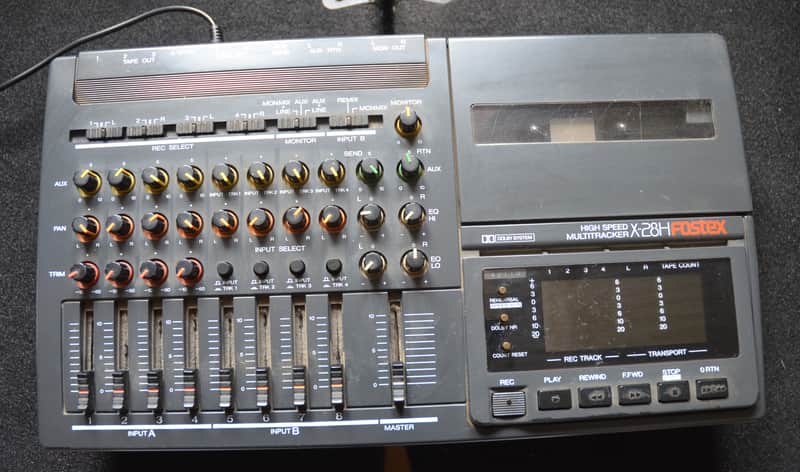 [Rare] FOSTEX X-28 Vintage Analog Multitrack Cassette Portastudio 4 Track Recorder 1992 image 1