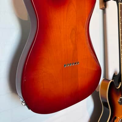 1995–96 Fender Japan TL-90D Foto Flame Deluxe Telecaster — Transparent Cherry — FujiGen MIJ image 6