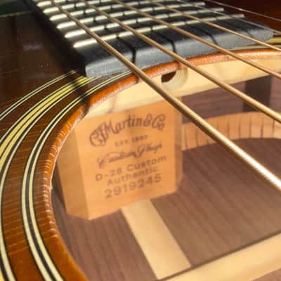 2025 New Martin D28 1937 authentic amber tone image 5