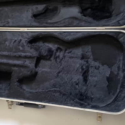 1990's Fender USA Stratocaster Telecaster Black Molded Hardshell Guitar Case Butterfly Latches image 20
