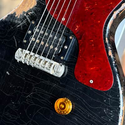 Rock N Roll Relics Thunders - Aged Black - Custom Shop Double Cut Junior image 11