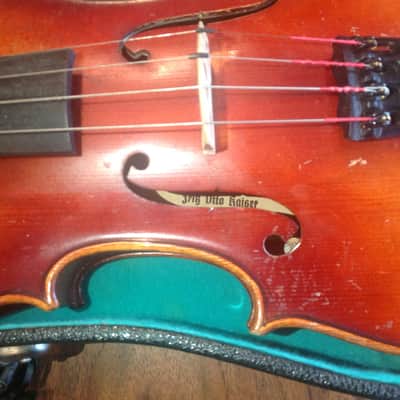 Fritz Otto Kaiser  , 4/4 Full Size Violin w/case, 2 bows , 1963 Fritz Otto Kaiser Model 122 , 4/4  1963 image 18