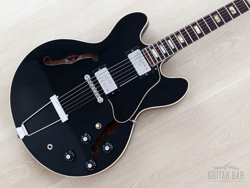 1972 Gibson ES-335 TD Vintage Semi-Hollow Guitar Ebony w/ Embossed T Tops & Case, Gord Miller image 1