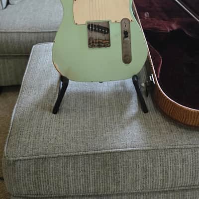 Bill Nash Surf Green 2015 T-63 Relic'd Telecaster and OHSC image 1