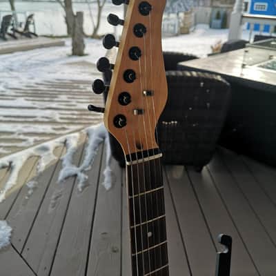 Old Upright Piano Key Resin Guitar image 6