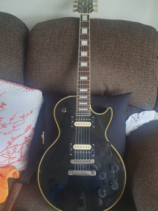 Mavis by Tokai Custom Les Paul 1985 - Black | Reverb
