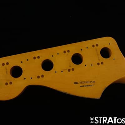 FOR REPAIR 2019 Fender 50s Road Worn Precision P BASS NECK Parts Maple image 6