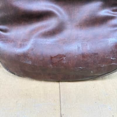 Vintage Simg Brown Acoustic Guitar Gig Bag Soft Case – For Parts/Repair image 8
