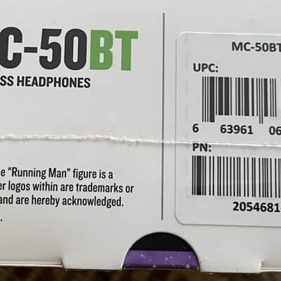 Mackie MC-50 BT Wireless In-Ear Headphones 2021 - Present - Black image 3