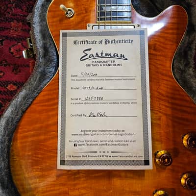 2019 Eastman SB59/V Antique Amber Varnish image 15
