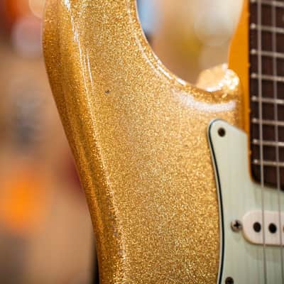 Fender Greg Fessler 1964 Gold Sparkle Relic Stratocaster LTD Custom Shop Limited Edition image 6
