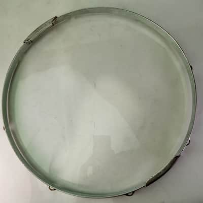 *Slingerland 15" Radio King Resonant Snare Drum Rim/Hoop Chrome Rivets Brass COB image 5
