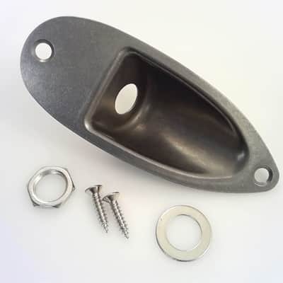 True Custom Shop® Bare Steel Metal Boat Jack Plate for Fender Stratocaster image 1