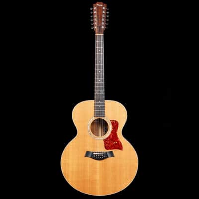 Taylor 555 12 String Acoustic Jumbo Guitar Natural image 5