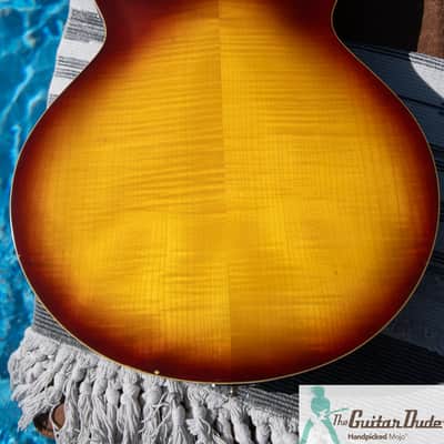 1976 Greco S55 (S50 N60) (ES-175)  - Vintage Sunburst - Made in Japan - Pro Set Up w Perfect Frets/Action/Intonation! - image 14