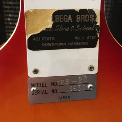 Marlin Bass Idol PB-26 Japan ('60s) image 7