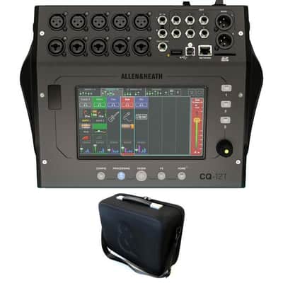 Allen & Heath CQ-12T 10-channel Digital Mixer with Padded Carry Bag image 2