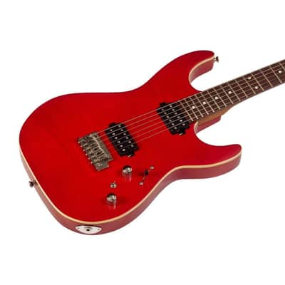 Michael Kelly MK62FTRMCR 1962 Flame Basswood Body Roasted Flame Maple Neck 6-String Electric Guitar image 4